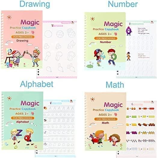 Magic Practice Copybook (4 Book + 10 Refill) (A-127)