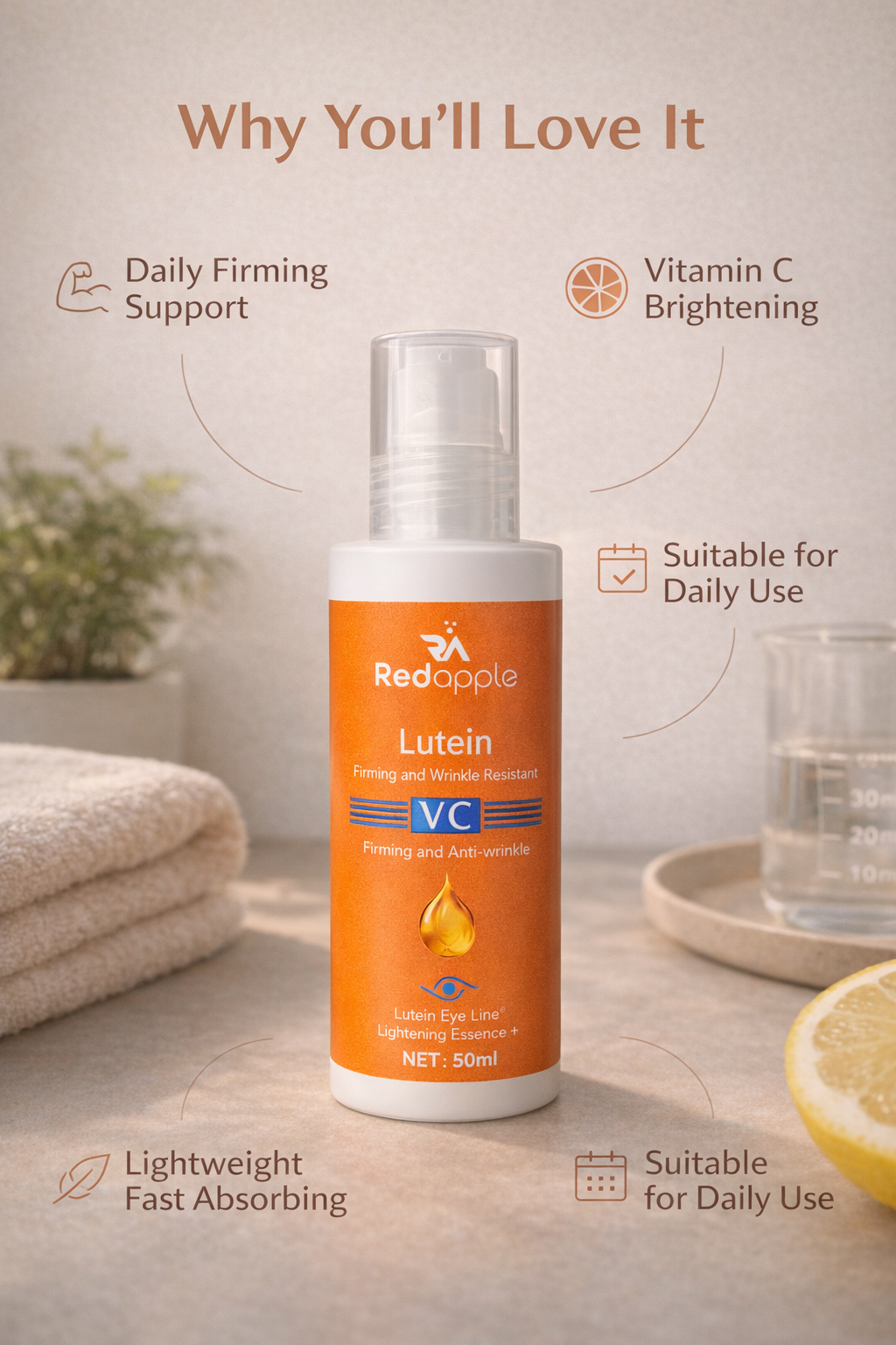 Lutein Firming and Anti- Wrinkle 50ML (Pack of 2)