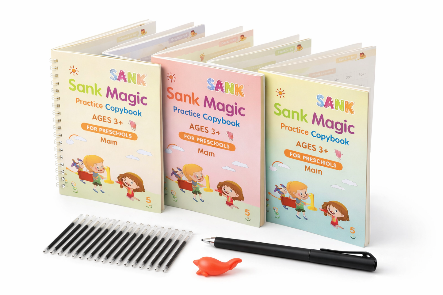 Magic Practice Copybook (4 Book + 10 Refill) (A-127)
